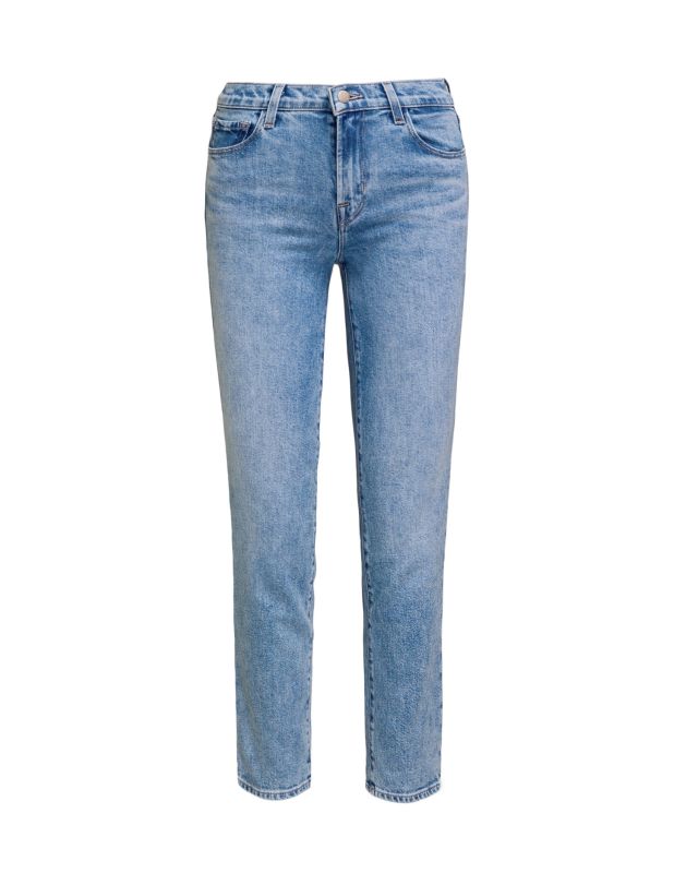 J brand adele mid rise straight jean Clearance