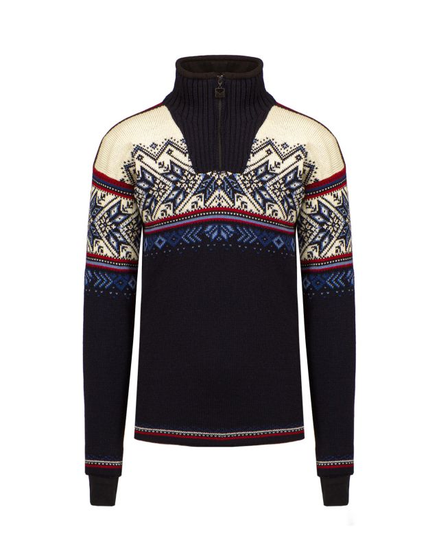 Maglione impermeabile da uomo DALE OF NORWAY VAIL WP  93981-navy-red-offwhite-indigo-blue | S'portofino