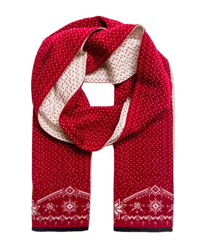 Red christmas scarf