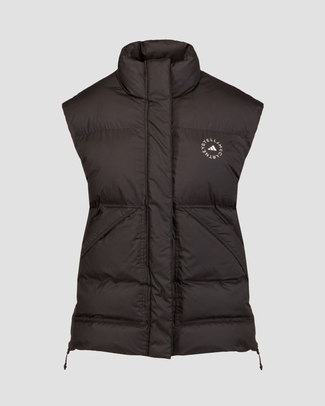 Dámska prešívaná vesta Adidas by Stella McCartney Puff Gilet hz9133-black |  S'portofino