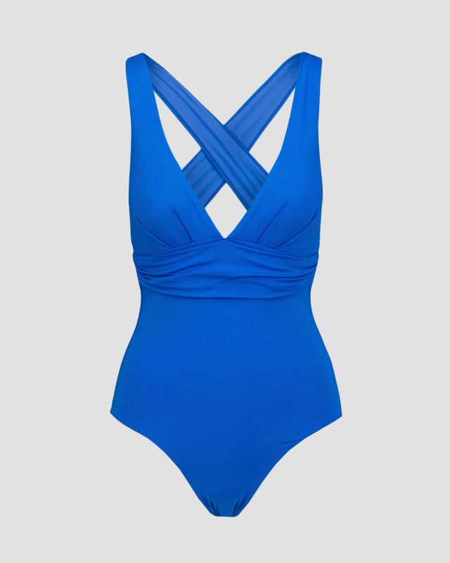 Jednodílné plavky Seafolly Cross Back One Piece 10950942-azure | S'portofino