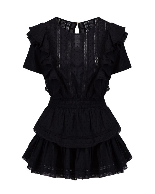 Loveshackfancy natasha dress black Clearance