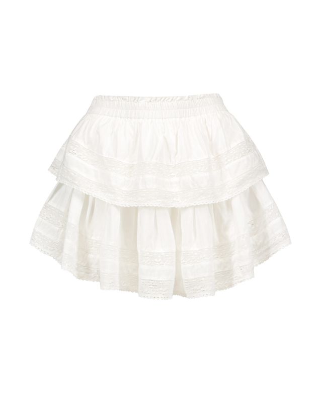 Ruffle mini skirt love shack fancy outlet