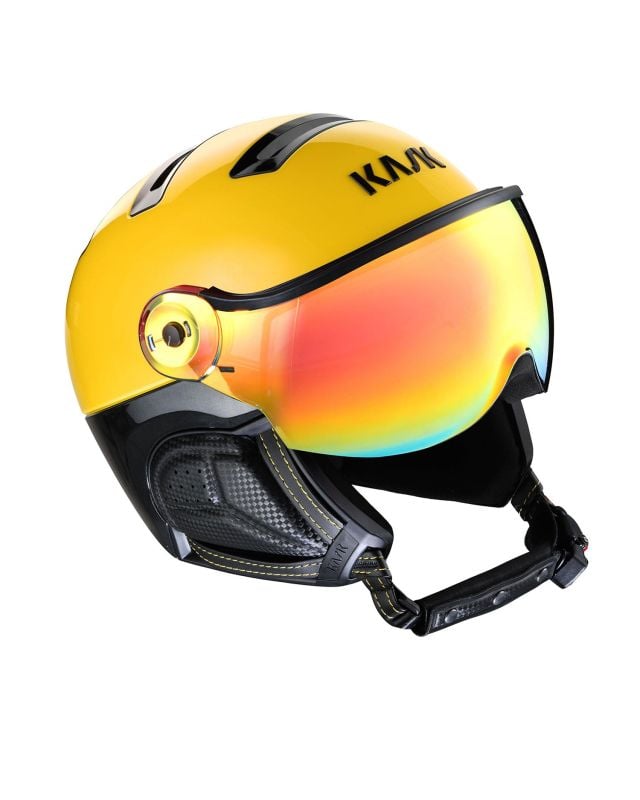 KASK Montecarlo ski helmet SHE0006VISOR202-yellow | S'portofino