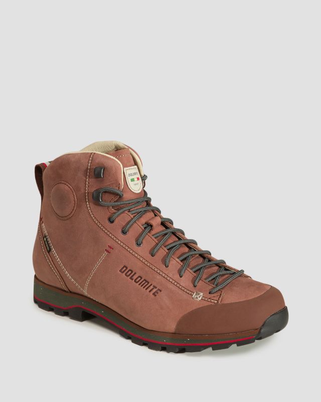 Wysokie brązowe skórzane buty trekkingowe męskie Dolomite 54 High Fg Evo  GTX 292529-1523 | S'portofino