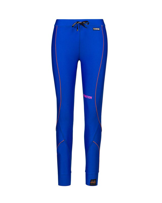 checkered stretch pants