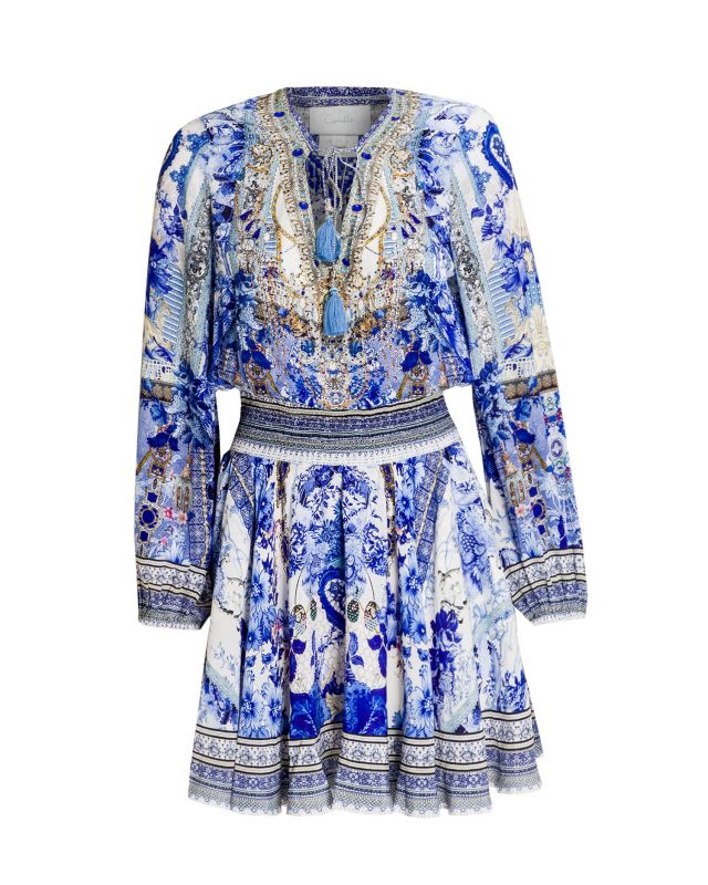 camilla blue dress