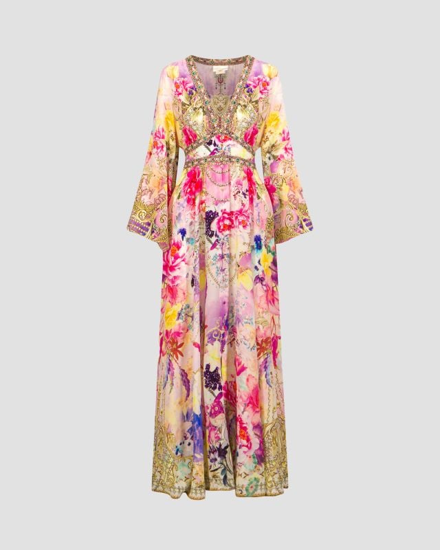 Robe en soie Camilla Kimono 24858-sonicsym | S'portofino