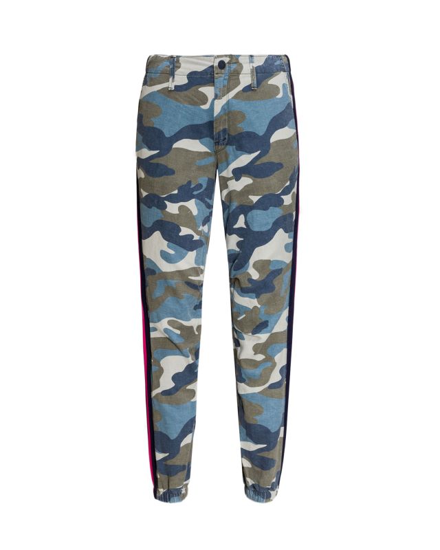 MOTHER Army Blue Camo pants | S'portofino