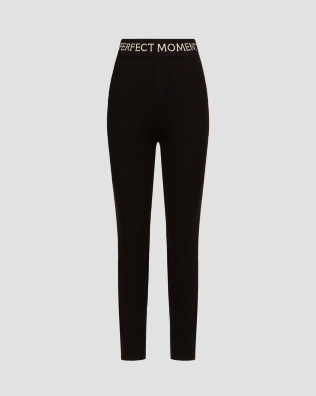 Women's black merino wool leggings Perfect Moment BB W3000971-1703