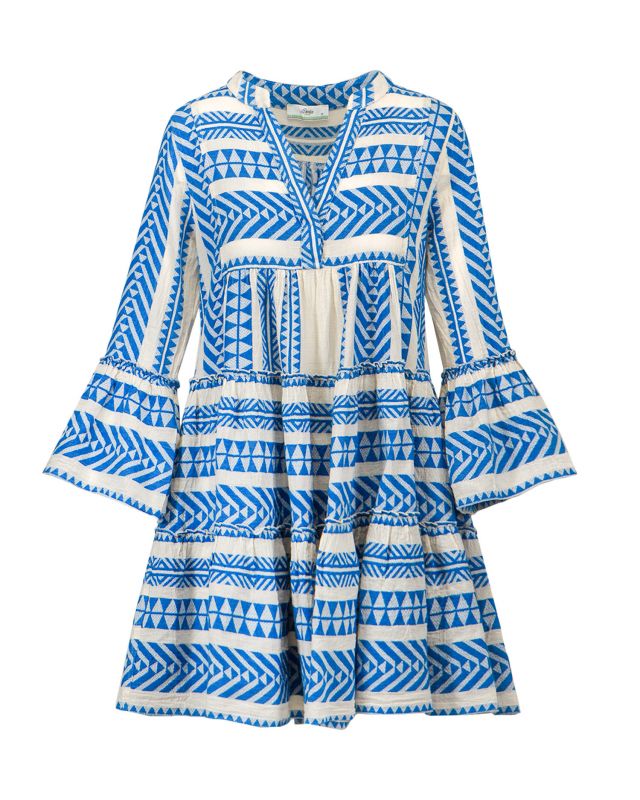 DEVOTION Ella Short dress 0213191G blueoffwhite S portofino