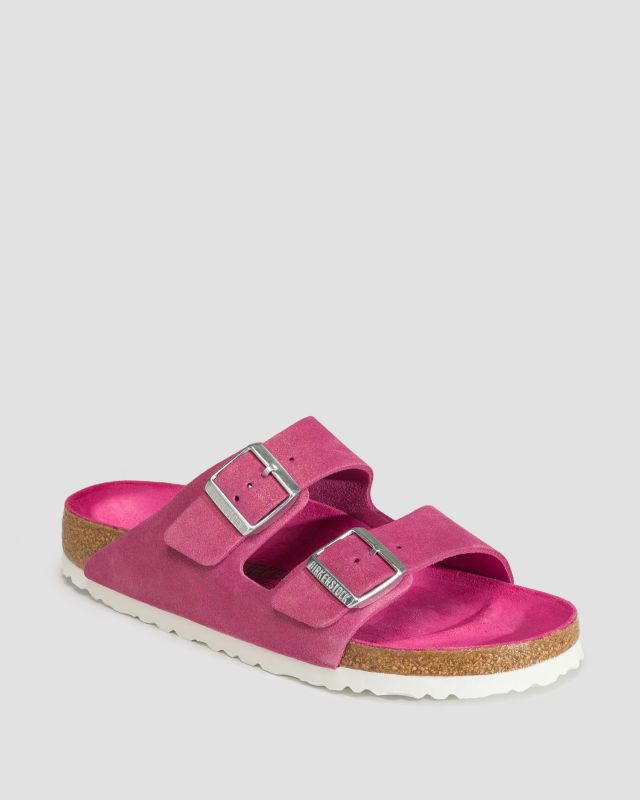 Dámske šľapky Birkenstock Arizona Vl Pink 1024218-shimmering-fuchsia |  S'portofino