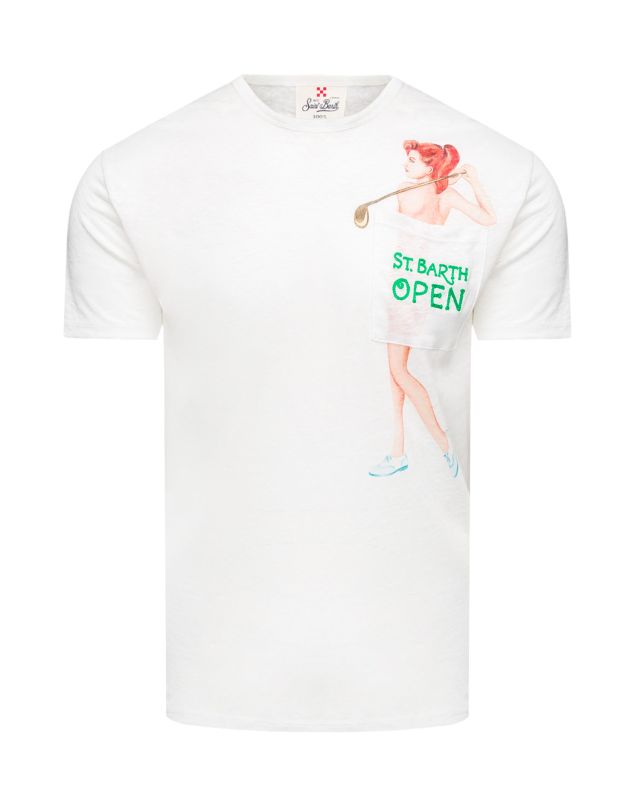 MC2 SAINT BARTH linen t-shirt | S'portofino