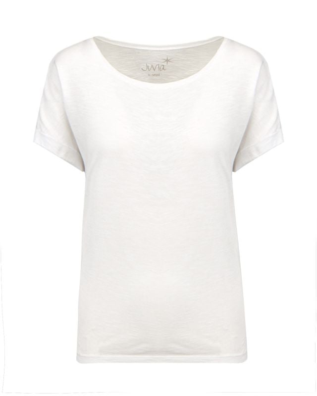 Camiseta JUVIA SLUB BOXY 81000101-white | S'portofino