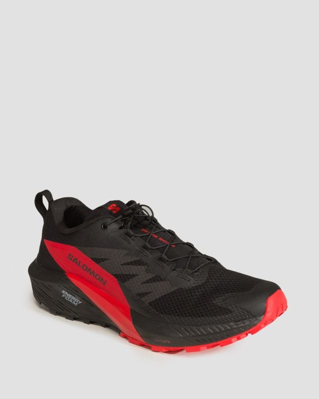 Pánska obuv Salomon Sense Ride 5 L47214300-black-fiery-red-black |  S'portofino