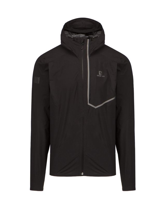 SALOMON BONATTI TRAIL hardshell jacket LC1614000-black | S'portofino