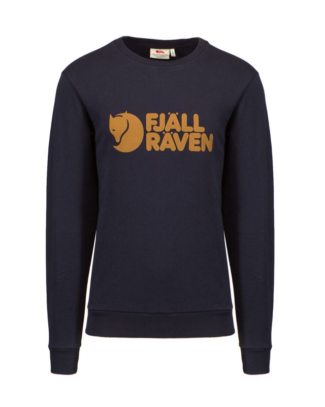 FJALLRAVEN LOGO sweatshirt F84142 555 S portofino