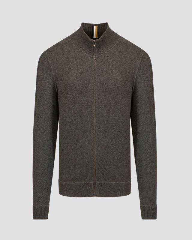 Šedý pánsky sveter s vlnou Hugo Boss Mentolo 50500661-30 | S'portofino