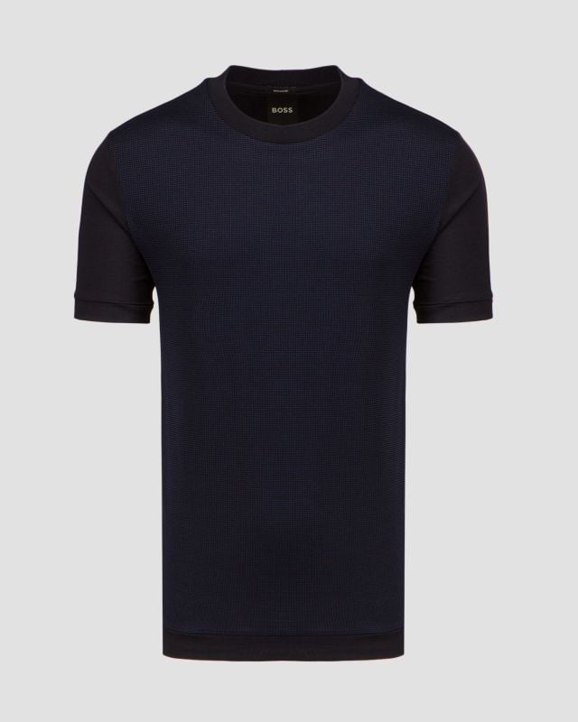 Tmavě modré pánské tričko Hugo Boss P-Tiburt 50505671-404 | S'portofino