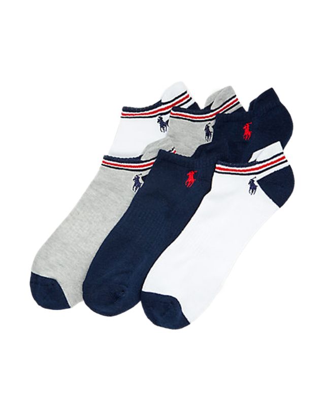 POLO RALPH LAUREN 6 PK STP Low-Ped socks | S'portofino