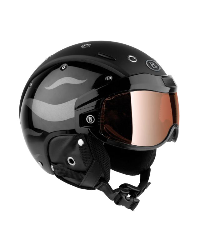 BOGNER B-Visor Flames helmet | S'portofino