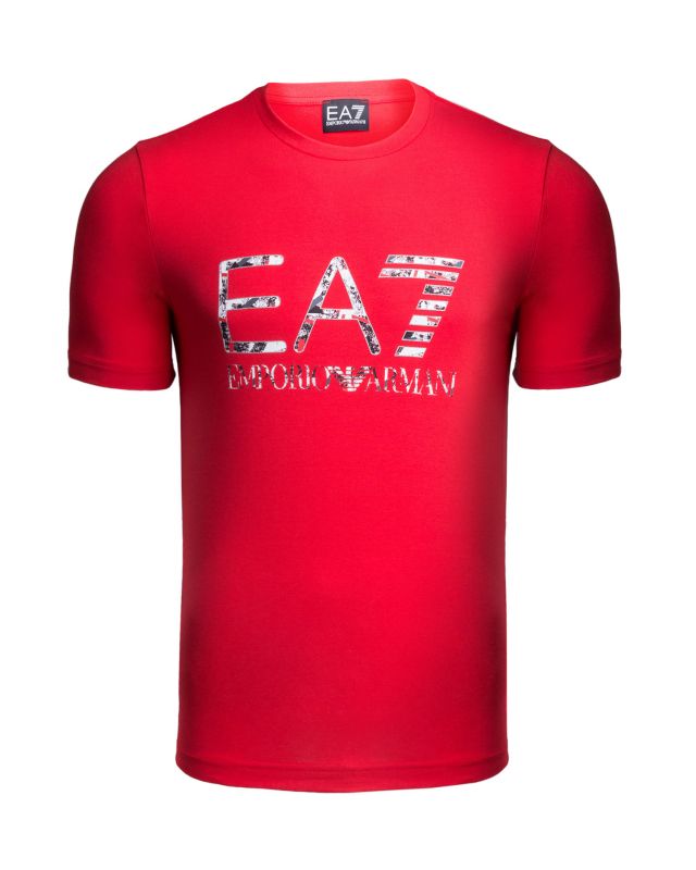 Red ea7 deals t shirt