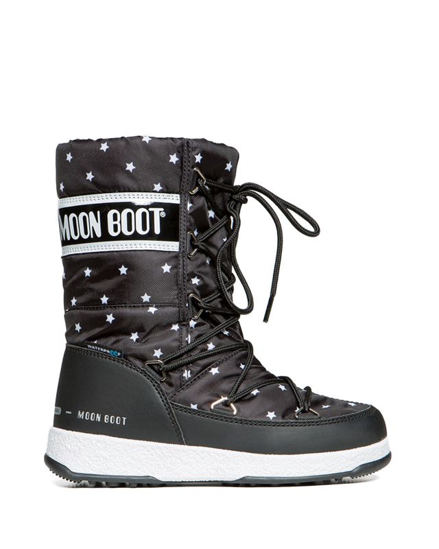 MOON BOOT JR Girl Quilted Star WP | S'portofino