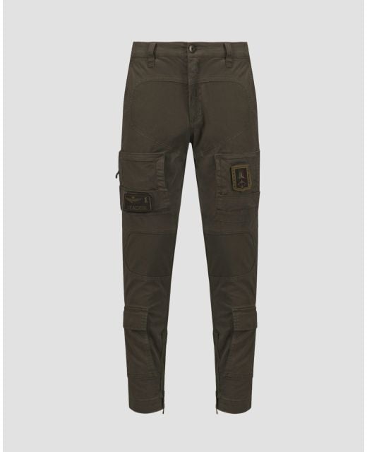 Pantalones cargo para hombre Aeronautica Militare 232pa1387ct1493-39261