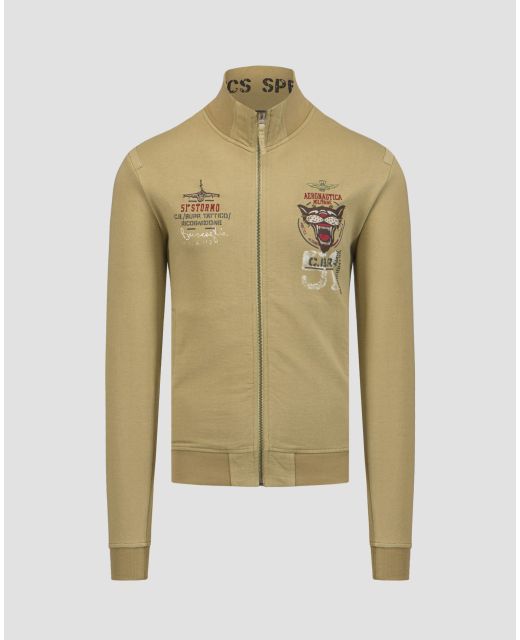 Aeronautica Militare Herren-Sweatshirt in Grün 241fe1881f501-7273 