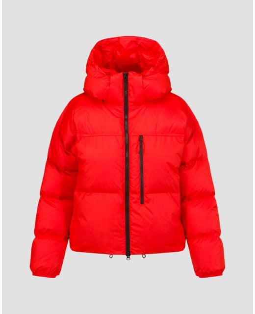 Dámska červená bunda Adidas by Stella McCartney Short Puff Jacket il9614-ar  | S'portofino