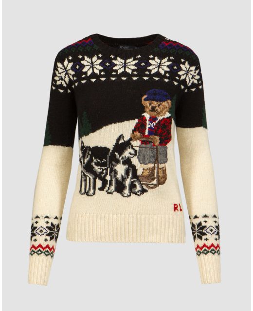 Sweter wełniany damski Polo Ralph Lauren 211916175-999 | S'portofino