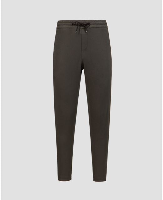 Granatowe spodnie wełniane męskie Dondup Pantalone Dom UP556-890 |  S'portofino