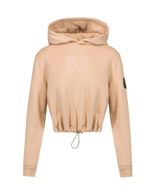 P.E. NATION Relay sweatshirt 21PE1H012 rugby tan