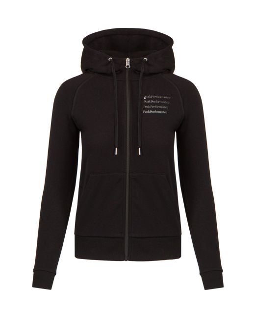 Peak performance black hoodie top