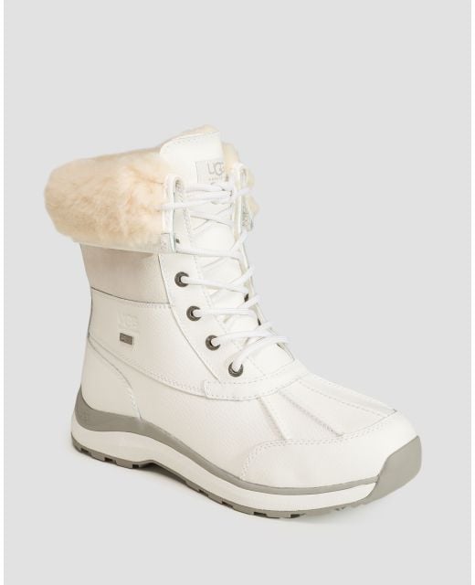 Stivali da neve da donna UGG Adirondack Boot III bianchi 1143530-brwh |  S'portofino