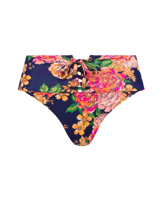 Peony print reversible bikini 2025