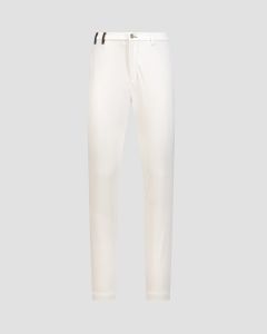 Białe spodnie męskie Alberto Ian-Bsgt-3xDRY® Cooler