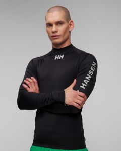 Czarny longsleeve termoaktywny męski Helly Hansen Waterwear Rashguard