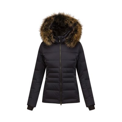 DESCENTE MARIBEL ski jacket with a fur