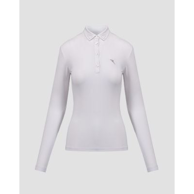Chervo Abracadabra Langarm-Poloshirt für Damen in Weiß