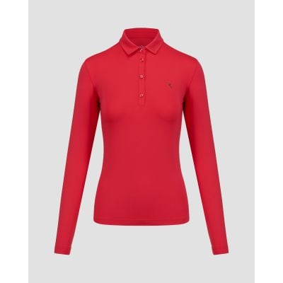Chervo Abracadabra Langarm-Poloshirt für Damen in Rot