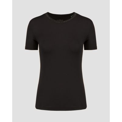 T-shirt noir pour femmes Chervo Loredana