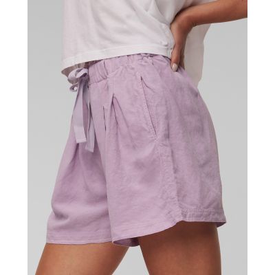 Women’s purple linen shorts Deha