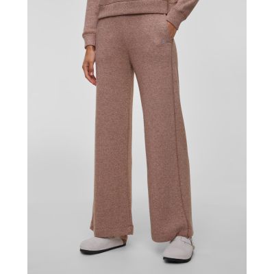 Pantalon en tricot avec viscose marron pour femmes Deha