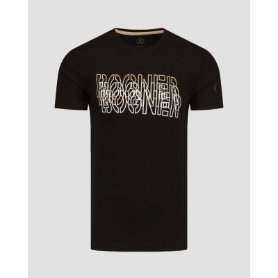 Czarny t-shirt męski BOGNER Kane