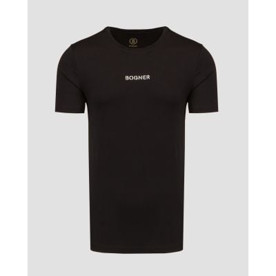 Czarny t-shirt męski BOGNER Roc