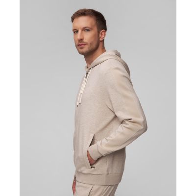 Men's beige zip-up sweatshirt BOGNER Patrick