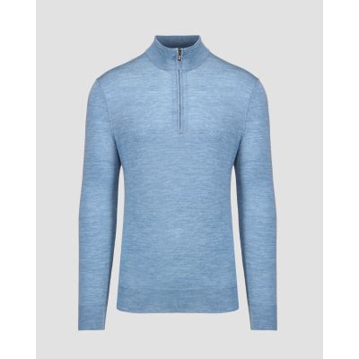 Niebieski sweter wełniany męski Bogner Jouri