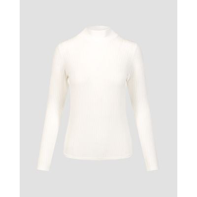Bluză cu guler înalt pentru femei Newland Lisitea - alb