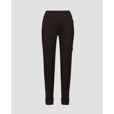 Black women's quilted jogger trousers Sportalm